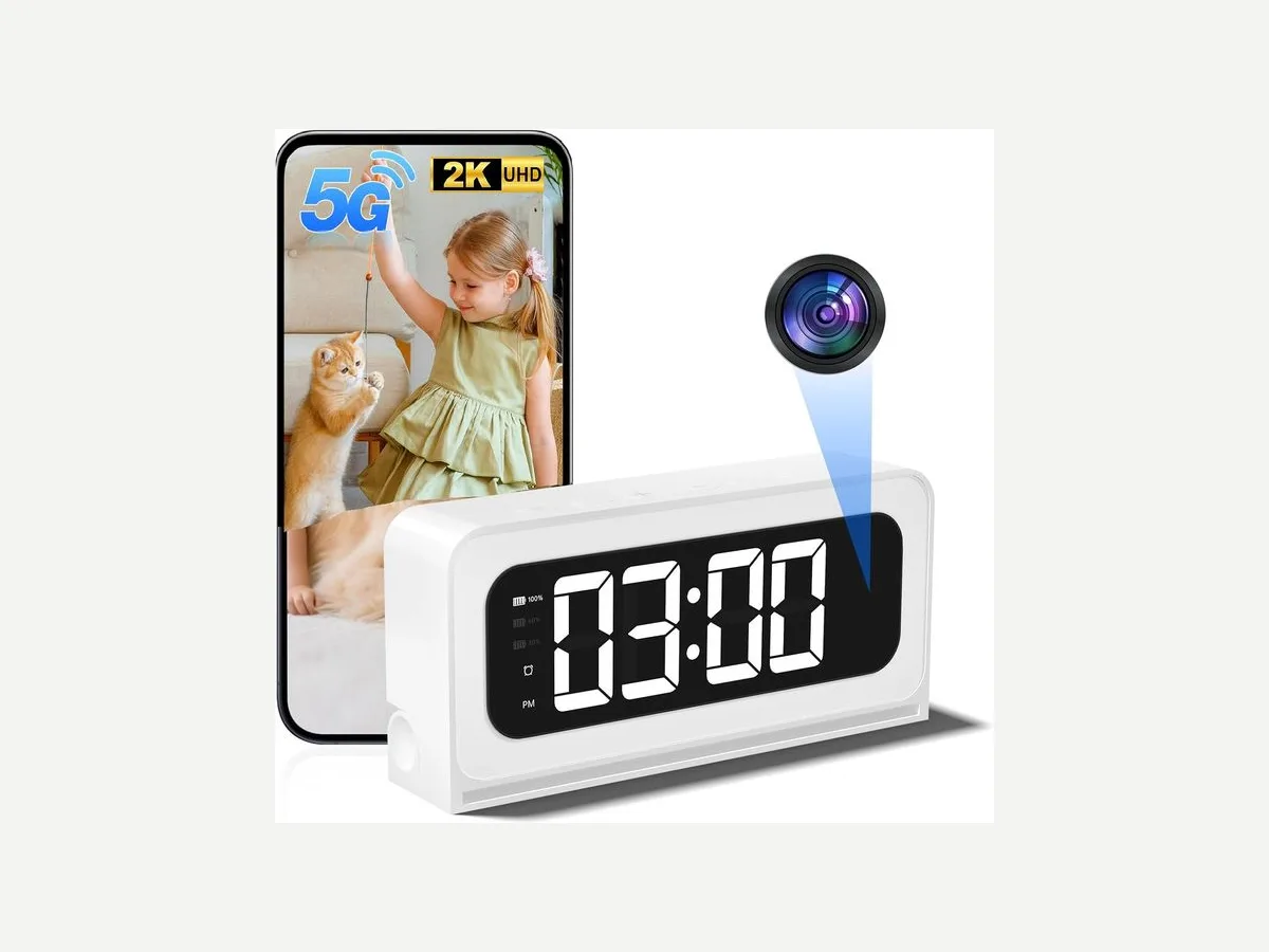 Oakvigil Live Wi-Fi Clock Camera